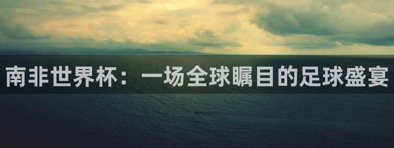 足球世界杯时间:南非世界杯:一场全球瞩目的足球盛宴